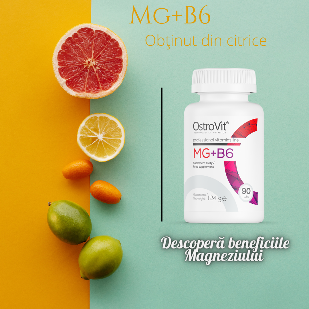 Magneziu și Vitamina B6: Pentru vitalitate și starea de bine